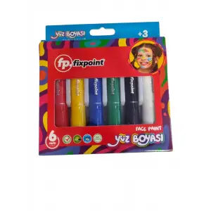 FİXPOİNT YÜZ BOYASI 6 RENK P-3332