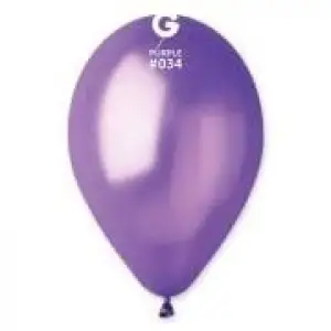 GEMAR METALİK MOR BALON GM90-034 (PKT-100 LÜ)