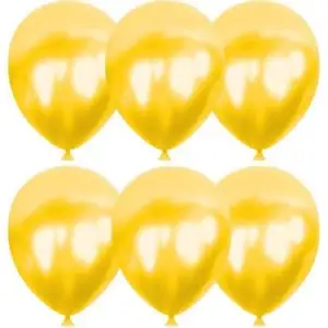 GEMAR METALİK SARI BALON GM90-030 (PKT-100 LÜ)