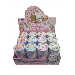 GIPTA CANDY OKUL ETİKETİ K-8909 (PKT-24LÜ)