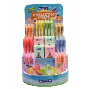 GIPTA FRUİT PEN KOKULU JEL KALEM F-4255 (ST-144LÜ)