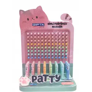 GIPTA PATTY SİMLİ FOSFORLU KALEM F-1423 (ST-128Lİ)