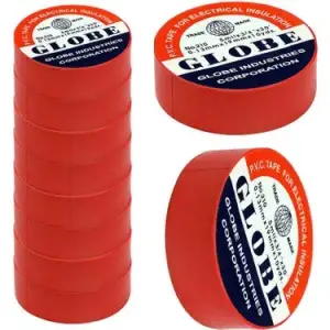GLOBE ELEKTRİK İZOLASYON BANDI KIRMIZI (PKT-10 LU)