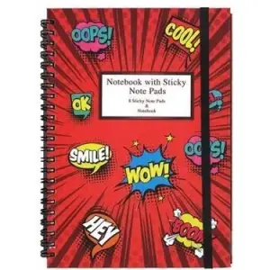 GLOBOX BASKILI YAPIŞKAN NOT DEFTERİ A5 2928