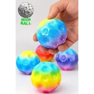 GÖKKUŞAĞI ZIPLAYAN TOP PU-43 ( PKT-6 LI )