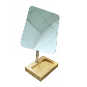 GOLDEN ANGEL MASA ÜSTÜ MAKYAJ AYNA BAMBU AYN-213