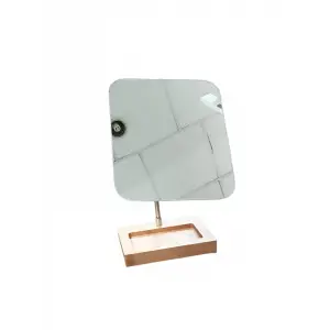 GOLDEN ANGEL MASA ÜSTÜ MAKYAJ AYNA BAMBU AYN-214