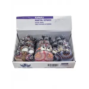 GOLDEN CEP AYNASI KULAKLI LÜKS AYN-141 (PKT-12 Lİ)