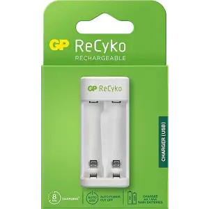 GP RECYKO PİL ŞARJ CİHAZI 2 Lİ GPE211-2MTBB1