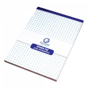 GÜLPAŞ SİPARİŞ FİŞİ OTOKOP.14X20 50 YP(PKT-12 Lİ)