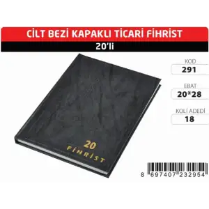 GÜRPAŞ TİCARİ FİHRİST 20X28 20 Lİ KOD-291