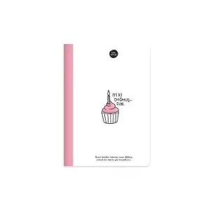 HİSLİ ŞEYLER RENKLİ SAYFA A5 80 YP ÇİZGİLİ PEMBE