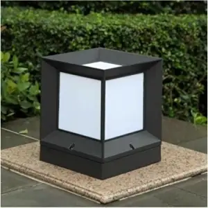 HOROZ PRİZMA BAHÇE ARMATÜRÜ SİYAH