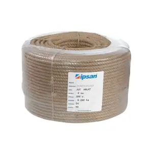 İPSAN JÜT HALAT 8 MM 200 MT JT-651-08