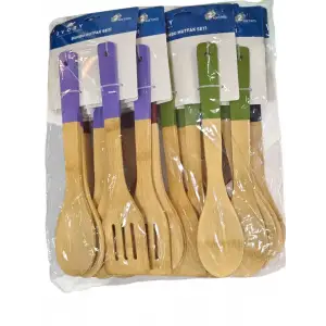 IVORY BAMBU MUTFAK SETİ İKİLİ IVO-BMB107