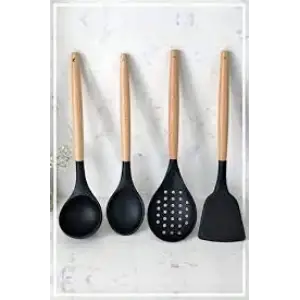 IVORY BAMBU SAPLI SİLİKON KEVGİR IVO-SL111