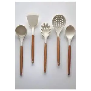 IVORY BAMBU SAPLI SİLİKON MAKARNA KAŞIK IVO-SL114