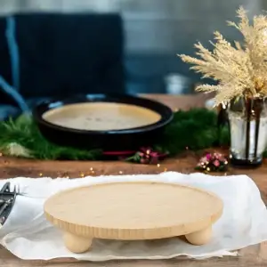 IVORY BAMBU TOP AYAKLI SUNUMLUK 25 CM BMD-141