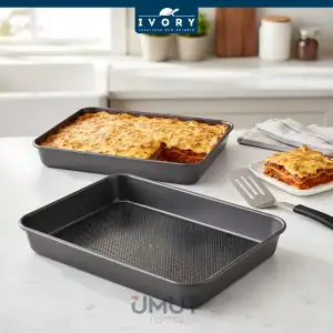 IVORY FIRIN TEPSİSİ 34X24 CM DERİN IVO-EKK29