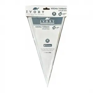 IVORY KREMA TORBASI ŞEFFAF 20 Lİ IVO-PST219