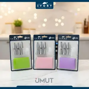 IVORY PASTA DEKORASYON SETİ 9 PARÇA IVO-PST282