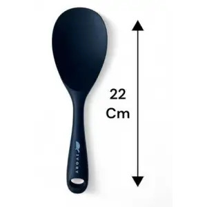 IVORY SİLİKON PİLAV KAŞIĞI SİYAH M IVO-SL167