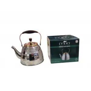 IVORY SÜZGEÇLİ ÇELİK DEMLİK 1 LT SILVER IVO-ME257