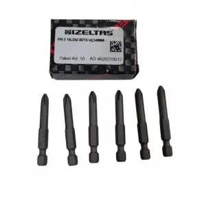 İZELTAŞ BİTS UÇ PH2 50 MM 10012(PKT-10-KUTU-50 Lİ)