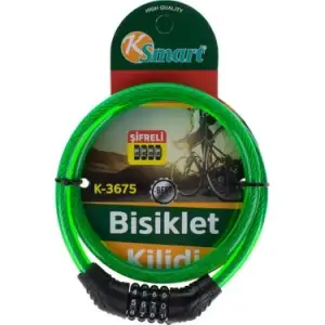 K-SMART BİSİKLET KİLİDİ KALIN ŞİFRELİ K-3675