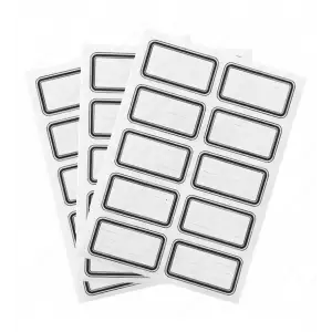 KESKİN OKUL ETİKETİ SİYAH 3 LÜ (KUTU-50 Lİ)