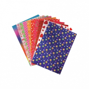 KİKA DESENLİ ELİŞİ KAĞIDI A4 KARIŞIK 10 LU