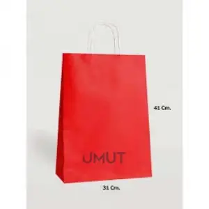 KİKA HEDİYE POŞETİ 45X12X50 KIRMIZI (PKT-24 LÜ)