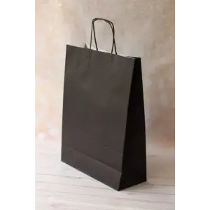 KİKA HEDİYE POŞETİ 45X12X50 SİYAH (PKT-24 LÜ)