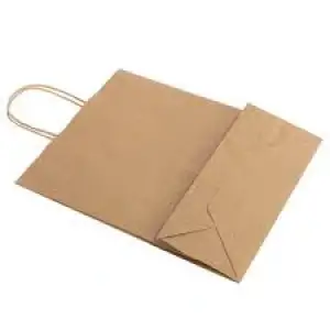KİKA HEDİYE POŞETİ BÜKÜM SAPLI 25X12X31 KRAFT