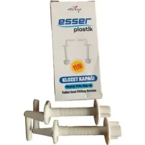 KLOZET KAPAK MONTAJ VİDASI PLASTİK KUTULU