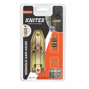 KNITEX SÜRGÜLÜ KAPI KİLİDİ KTX-2812