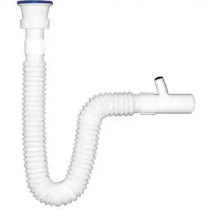 KÖRÜKLÜ LAVABO SİFONU TEK ÇIKIŞLI