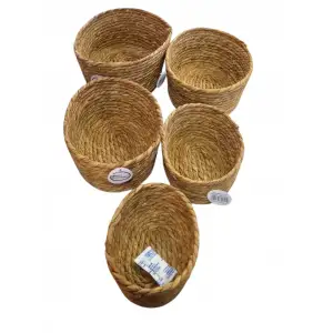 KRİSTAL BASKET SET OVAL 5 PARÇA MB-025