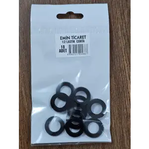 LASTİK CONTA 1/2 10 LU (PKT-50 Lİ)