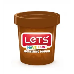 LETS OYUN HAMURU TEK RENK KAHVERENGİ 115GR L8440-6