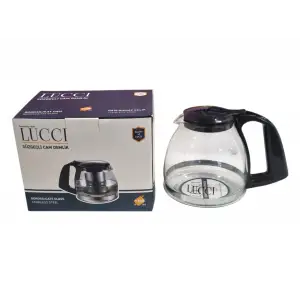 LUCCI BOROSİLİKAT CAM DEMLİK 1100 ML CAM-5701