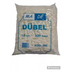 MADE PLASTİK DÜBEL 12 MM BMX-2704 500 LÜ