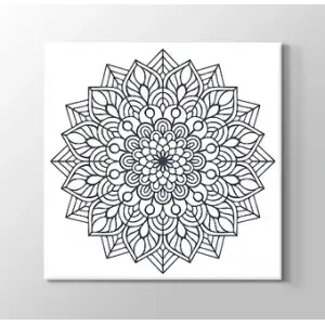 MANDALA ÇİÇEK BOYAMA