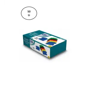 MAS KART MUHAFAZA PLS.YATAY BEYAZ 3520(PKT-50 Lİ)