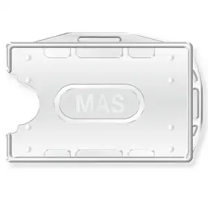 MAS KART MUHAFAZAPLASTİK ŞEFFAF 3524(PKT-25 Lİ)