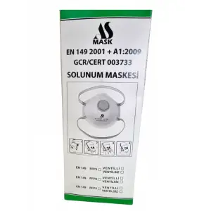 MASK VENTİLLİ TOZ MASKESİ KONİK (PKT-25 Lİ)