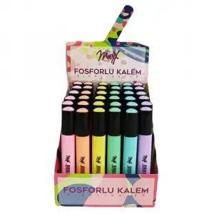 MAXX FOSFORLU KALEM PASTEL MX-2620 (PKT-36 LI)