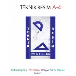 MCOLOR A4 TEKNİK RESİM DEF. 70 GR 30YP. (PKT-12Lİ)