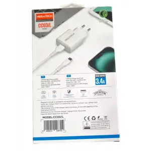 MEGATECH EV ŞARJ SETİ 3.4 AMPER IPHONE