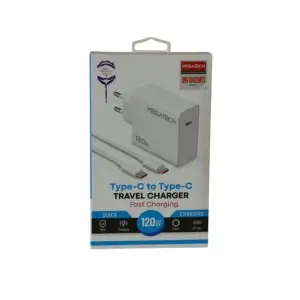 MEGATECH ŞARJ ALETİ TYPE-C TO TYPE-C 120W MG-CH120